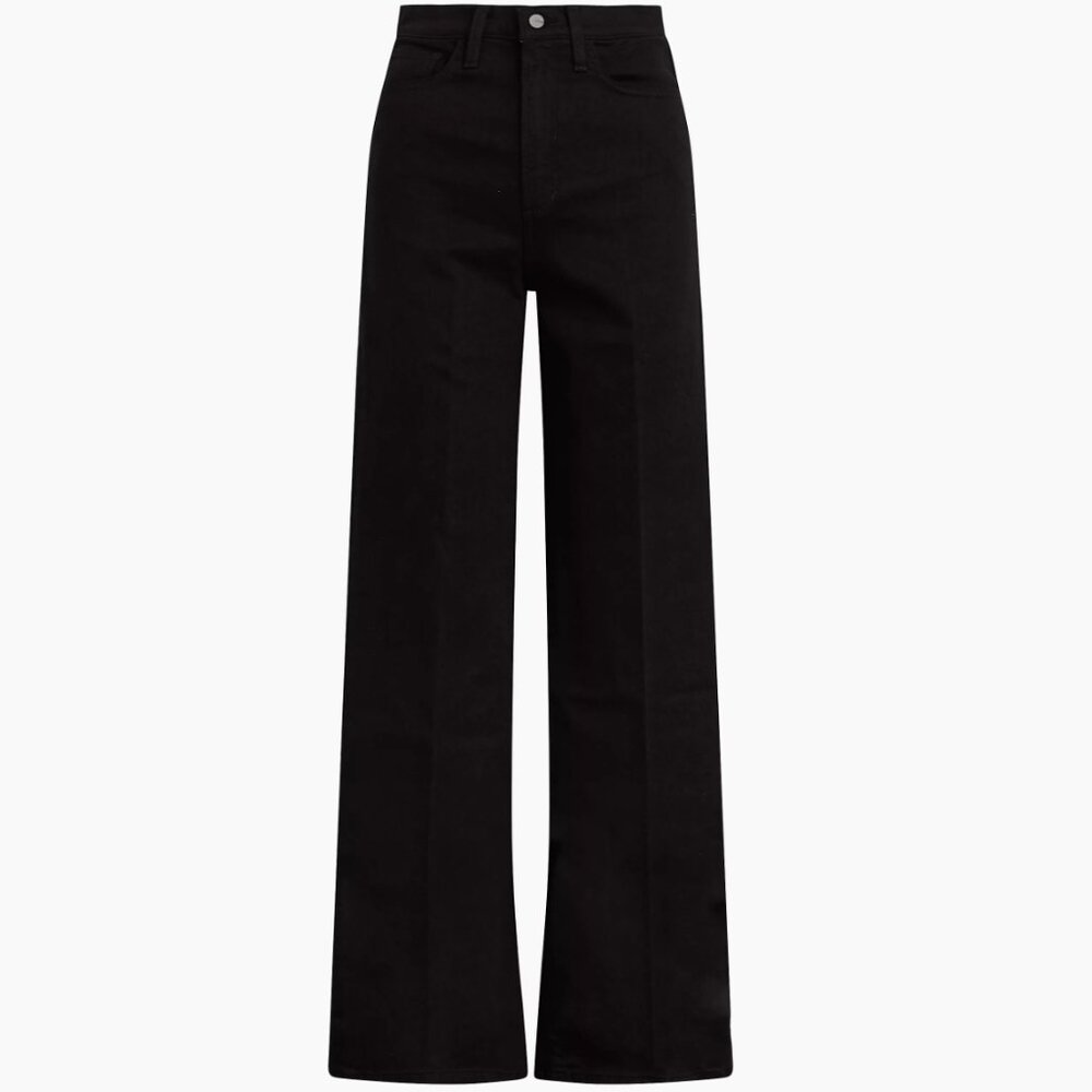 Joe's Jeans The Mia Black High Rise Wide Leg Jeans sz 26